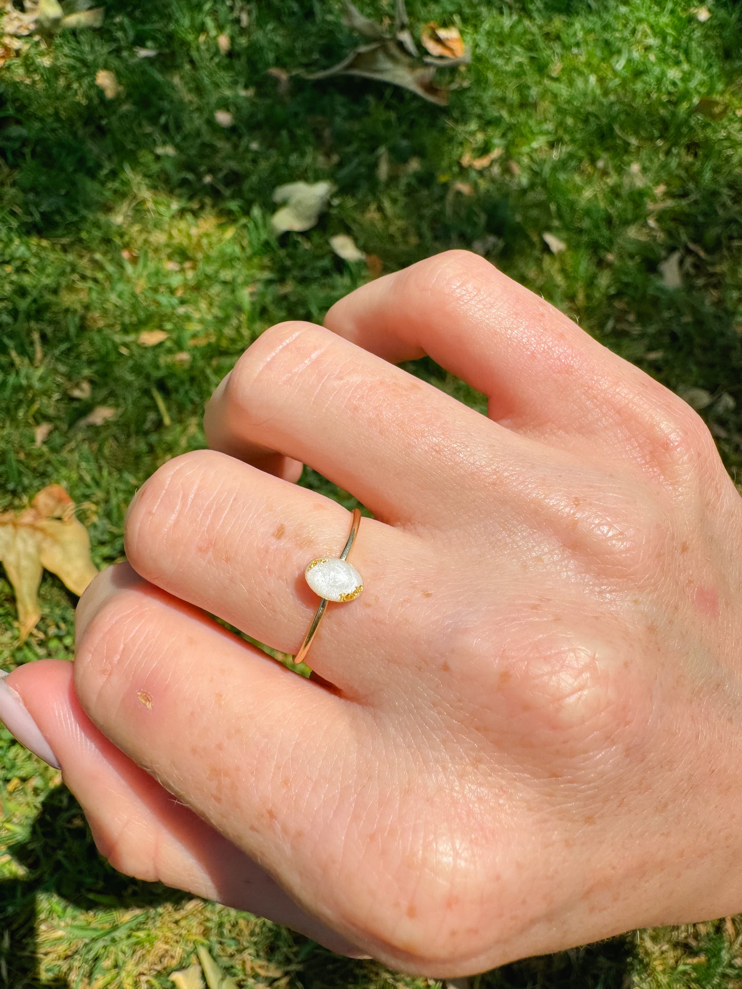 Small Oval Breastmilk Ring