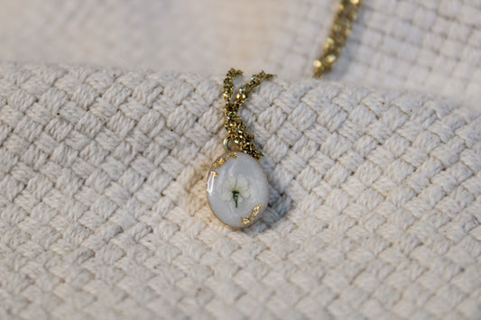 Medium Oval Breastmilk Necklace