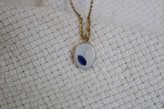 Large Oval Breastmilk Necklace